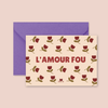 Carte L' amour Fou - Pigments