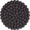 Dessous de plat en laine anthracite - Pigments