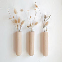 SOLIFLORES MURAUX EN BOIS DE HÊTRE (LOT DE 3) - Pigments