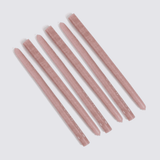 6 bougies artisanales 20 cm - Pigments