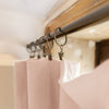 Rideau double gaze de coton Guimauve
