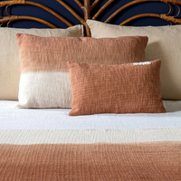Coussin en coton Tie & Dye Biscuit
