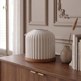 Lampe Corolle en Chêne Massif & Impression 3D