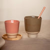 Tasse céramique kaki