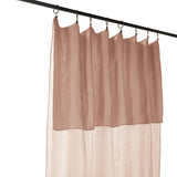 Rideau double gaze de coton Guimauve