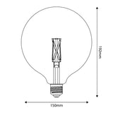 Ampoule porcelaine LED G95 - Pigments