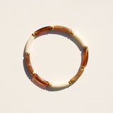 Bracelet Marza - Caramel, Ecru & Ambre