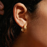 Boucles d'oreilles Zéphir Trio - Pigments