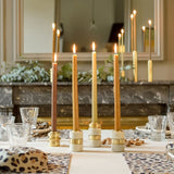 Bougeoir 1970 - Laiton massif - Pigments