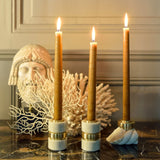 Bougeoir Dandy - Laiton massif - Pigments