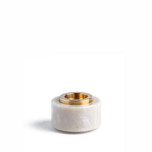 Bougeoir Dandy - Laiton massif - Pigments