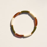 Bracelet Marza - Ambre, Olive & Ecru - Pigments