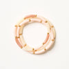 Bracelet Marza - Blush, Marron clair & Ivoire - Pigments