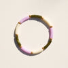 Bracelet Marza - Lilas, Olive & Ecru - Pigments