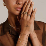 Bracelet - MÉLÈSE - hypoallergénique Sans nickel · Hypoallergénique,  Résiste au quotidien
Zircons sertis à la main · Tenue garantie dans le temps Huguette paris chez Pigments 11e Paris
