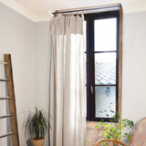 Rideau double gaze de coton Pampa
