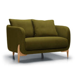 Fauteuil XL Jenny pour complété votre  salon ou petit espace, petit salon, personnalisable piètement élégant en chêne massif - Sits fabrication Européenne chez Pigments boutique de mobilier et décoration locale