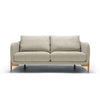 Canapé Jenny, 2 places style scandinave personnalisable en maille chiné grise - Sits fabrication Européenne chez Pigments boutique fabrication Française et Européenne
