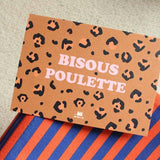 Carte Bisous poulette - Pigments