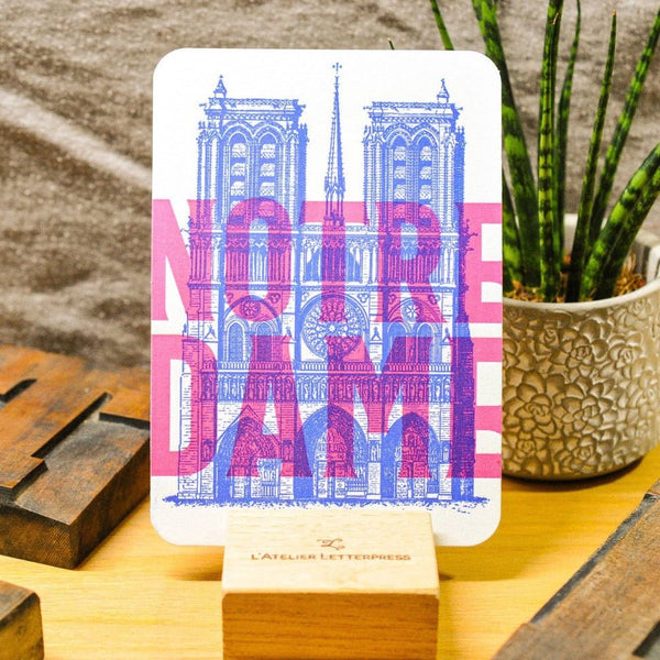 Carte fluo Notre Dame de Paris - Pigments