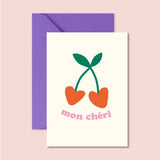 Carte Mon chéri - Pigments