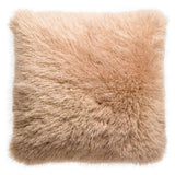 Coussin effet mouton à poils longs - Pigments