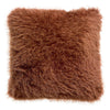 Coussin effet mouton à poils longs - Pigments