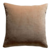 Coussin velours Camel - Pigments