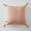 Coussin Soline Lin Vieux rose