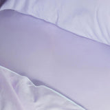 Drap housse Céleste Lilas - 100% percale de coton bio - Pigments