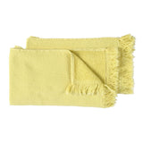 Duo de serviettes Luna Butter en coton bio - Pigments