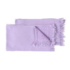 Duo de serviettes Luna Lilas en coton bio - Pigments