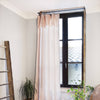 Rideau double gaze de coton Guimauve
