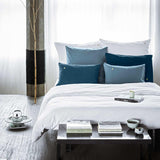 Housse de couette Céleste Milk - 100% percale de coton bio - Pigments