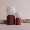 Lampe à poser en béton - Pigments
