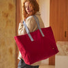 Sac cabas en coton bio Cherry