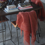 Plaid Mohair Brique - Pigments
