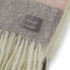 Plaid Mohair Rayures Brun, Noir & Rose - Pigments