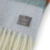 Plaid Mohair Rayures orange, menthe & rouge - Pigments