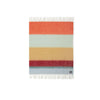 Plaid Mohair Rayures orange, menthe & rouge - Pigments