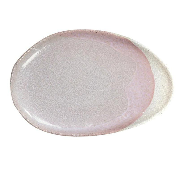 Plat Ovale S Wabi Rose - Pigments