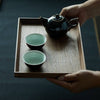 Plateau en bois - Pigments