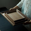 Plateau en bois - Pigments