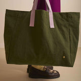 Sac cabas en coton bio Kale - Pigments