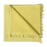 Serviette de toilette Luna Butter en coton bio - Pigments