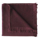 Serviette de toilette Luna Wine en coton bio - Pigments