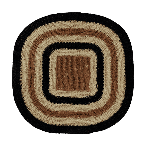 Set de table en raphia Noir - Pigments