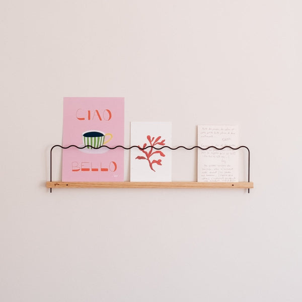 Super - Poses Onde – Rouge noir - Moyen modèle - Pigments