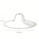 Suspension céramique émaillée Terre brûlée - Pigments