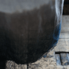 Suspension en lin blanc / Indigo & Brun - Pigments